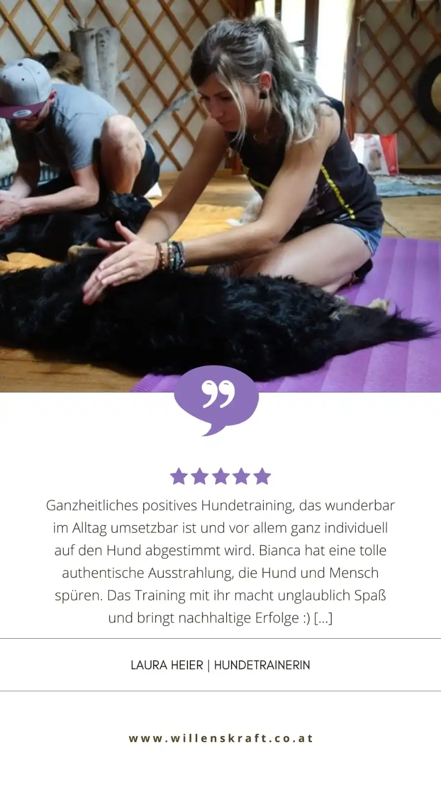 Bewertung Hundetrainer Ausbildung 1