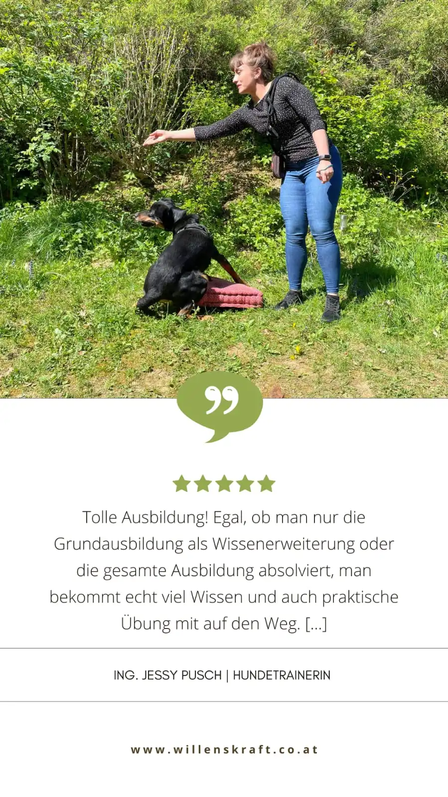 Bewertung Hundetrainer Ausbildung 5